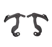 KWTN Moto Visière de casque, adaptée à la base LS2 FF399 Une paire d'accessoires Base FF-MHR-89