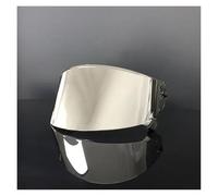 KWTN Moto Visière de casque de moto anti-UV en polycarbonate, lentille de remplacement for Shark Race-R Pro GP (transparente)(Revo Silver)
