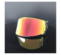 KWTN Moto Visière de casque de moto anti-UV en polycarbonate, lentille de remplacement for Shark Race-R Pro GP (transparente)(Revo Red)