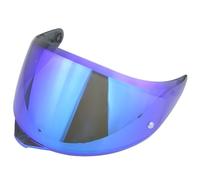 KWTN Moto Visière de casque de moto for AGV K1/K3SV/K5, accessoires de remplacement, visière de casque anti-rayures, verres colorés for casque de moto, J, noir(C Electroplated Blue)