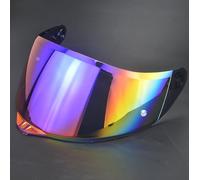 KWTN Moto Visière de casque de moto for AGV K1/K3SV/K5, accessoires de remplacement, visière de casque anti-rayures, verres colorés for casque de moto, J, noir(F Gradient Blue)