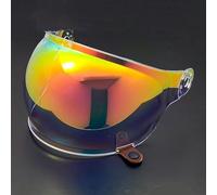 KWTN Moto Visière de casque de moto for Bell Bullitt, protection contre le vent et les rayures, accessoires de remplacement for visière de casque de moto, rouge aurore(B Golden Red)