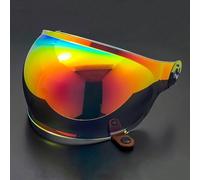 KWTN Moto Visière de casque de moto for Bell Bullitt, protection contre le vent et les rayures, accessoires de remplacement for visière de casque de moto, rouge aurore(A Aurora Red)