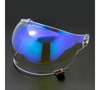 KWTN Moto Visière de casque de moto for Bell Bullitt, protection contre le vent et les rayures, accessoires de remplacement for visière de casque de moto, rouge aurore(C Aurora Blue)