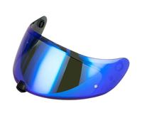 KWTN Moto Visière de casque de moto for HJC HJ20M C70/IS-17/FG-17/FG-ST, compatible Pinlock, visière teintée de remplacement (doré)(Revo Deep Blue)
