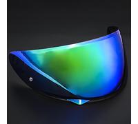 KWTN Moto Visière de casque de moto for HJC HJ34P C10, accessoires de remplacement, visière de casque anti-rayures, lentilles colorées for casque de moto, thé rouge(I Tea Multi-colored Green)