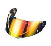 KWTN Moto Visière de casque de moto Hjc Hj-33, protection UV et coupe-vent (transparente) for Hjc I90(Revo Gold Red Mirror -Revo)