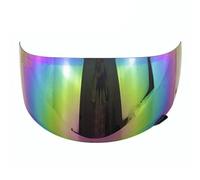 KWTN Moto Visière de casque de moto intégrale anti-UV, compatible avec les modèles LS2 FF352/FF351/FF369/FF384 (jaune)(Multicolor)