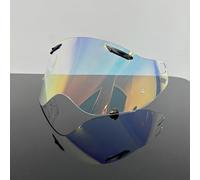 KWTN Moto Visière de casque de rallye for Arai Tour Cross3, TX3 et XD4. Conduisez en toute sécurité.(REVO clear red)