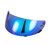 KWTN Moto Visière de protection faciale for casque de moto Bell Star/Vortex/RS-1/RS-2/Revolver/Qualifier DLX MIPS, compatible Pinlock, visière teintée de remplacement (doré)(Deep Blue)