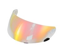 KWTN Moto Visière de protection faciale for casque de moto Bell Star/Vortex/RS-1/RS-2/Revolver/Qualifier DLX MIPS, compatible Pinlock, visière teintée de remplacement (doré)(Revo Clear Red)