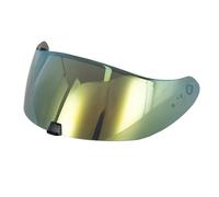 KWTN Moto Visière de protection for casque de moto Scorpion EXO-R420 R420, antibuée, compatible Pinlock, visière teintée de remplacement(Gold)