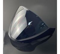 KWTN Moto Visière de protection solaire for casque MOTORAX S30, GSB G263 et GSB JET3 (argentée, for la journée)(Deep Black- for Day)