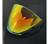 KWTN Moto Visière de protection solaire for casque MOTORAX S30, GSB G263 et GSB JET3 (argentée, for la journée)(Deep Red-for Day)