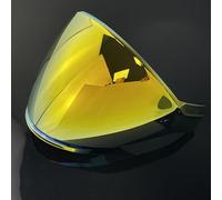 KWTN Moto Visière de protection solaire for casque MOTORAX S30, GSB G263 et GSB JET3 (argentée, for la journée)(Deep Gold- for Day)