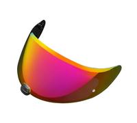 KWTN Moto Visière de protection UV for casque moto HJC HJ20M C70, FG-17, FG-ST, IS-17 (argentée, for la journée)(Rose Red- for Day)