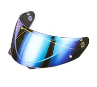 KWTN Moto Visière de rechange for casque HJC I90 HJ-33 (Revo Blue Mirror-revo)