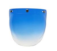 KWTN Moto Visière for casque ouvert BV03 Bubble3 (ambre)(Gradient Blue)