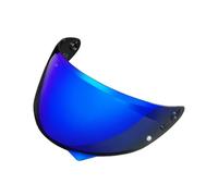 KWTN Moto Visière HJ34P for casque moto HJC C10, visière en iridium, accessoires (argenté, jour)(REVO Deep Blue-For day)