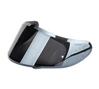 KWTN Moto Visières de casque, visière remplacement for, pare-brise compatible avec MT V-12 (bleu)(Silver)