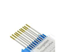 Kwweeoo Électrode tungstène WL15, 1,5% lanthane, Doré, 10pcs Ø:1.6 mm, L:175 mm