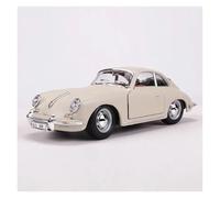 KWZGHOLJ Modèle De Voiture À Échelle for Porsche 356B Coupé 1961 Échelle 1:24 Modèle De Voiture Simulation Miniature Véhicule Souvenir Collection Véhicules à Moteur