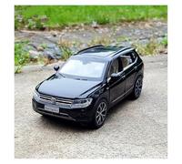 KWZGHOLJ Modèle De Voiture À Échelle for Volkswagen Tiguan L SUV 1:32 Réplique Miniature De Voiture en Alliage Moulé sous Pression Souvenir De Collection Véhicules à Moteur(Black)