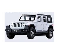 KWZGHOLJ Modèle De Voiture À Échelle Modèle Réduit De Voiture en Alliage Moulé sous Pression for Jeep Wrangler Rubicon 1:32 Objets De Collection Décoration Véhicules à Moteur(White)