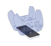 Konix Mythics Support Double Station de Charge pour manettes DualSense PS5 - Noir et Blanc