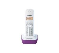 KX-TG1611FXF - Téléphone sans fil avec ID d'appelant - DECT - blanc, violet