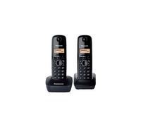 Panasonic Cordless Dect Phone Duo KX-TG1612BLH Noir