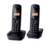 Panasonic KX-TG1612 Téléphone DECT Identification de l'appelant Noir
