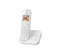 KX-TGC420FRW - Téléphone sans fil - système de répondeur avec ID d'appelant/appel en instance - DECT\GAP - blanc