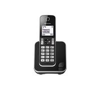 Panasonic KX-TGD310 - Téléphone sans fil avec ID d'appelant/appel en instance - DECT\GAP - (conférence) à trois capacité d'appel - noir, argent Noir, Argent G