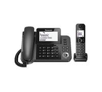 KX-TGF310EX - Filaire/sans fil avec ID d'appelant - DECT\GAP - (conférence) à trois capacité d'appel - noir métal