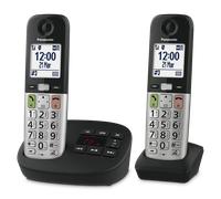 KX-TGU432EXB - Répondeur numérique sans fil, noir et argenté