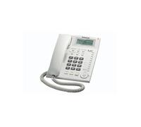 Panasonic KX-TS880FXW - Téléphone filaire avec ID d'appelant - blanc Blanc G