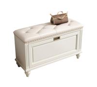 Kx9Lb8d Banc à Chaussures Banc de Rangement avec Porte, Armoire for Chaussures d'entrée étagère for cachée, Banc for for entrée, Salon, Chambre à Coucher, Blanc Bancs de Rangement(88 * 30 * 50cm)