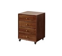 Kx9Lb8d Classeur Classeur Multifonctionnel, Organisateur de Rangement Amovible Simple, Armoire Chevet sous la Table, à tiroirs, Quatre Armoire de Bureau(Bruin)
