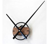 Kx9Lb8d Horloge Murale analogique 12cm 3D Sticker Silent Large Wall Clock Modern Design Big Pointer Classic DIY Clocks Wood Watch for Bedroom Home Decor