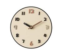 Kx9Lb8d Horloge Murale analogique Home Living Room Wall Clock No-Drill Installation Silent Operation(Petit)