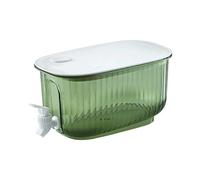 Kx9Lb8d Pichet d’eau Distributeur d'eau et de boissons 4 L for réfrigérateur, carafe à eau avec robinet, grande capacité, bouilloire froide, pichet jus Carafe à eau(Green)