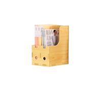 Kx9Lb8d Support de fichiers Rangement Vertical de dossiers, Organiseur Bureau, Porte-revues Bacs à courrier(Natural)