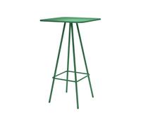 Kx9Lb8d Table Haute Table Haute carrée Multicolore for intérieur et extérieur, Camping-Car, terrasse, Restauration, fêtes, événements commerciaux(Green)