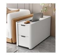 Kx9Lb8d Unité de Rangement latérale pour canapé Buffet Lumineux en Bois Massif, canapé de Sol, Luxe, Premium, très étroit, Petit Dossier, Armoire latérale, Table d'appoint