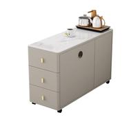 Kx9Lb8d Unité de Rangement latérale pour canapé Canapé Buffet Lumineux Table d'appoint de Luxe Salon Maison d'angle à thé Mobile Mini Petite