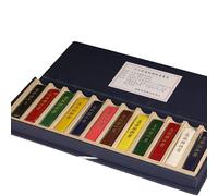 KXAOXGRC Bâton d'encre de calligraphie, Calligraphie élémentaire peinture traditionnelle chinoise bandes d'encre multicolore 6.7x1.4 cm 12 pièces