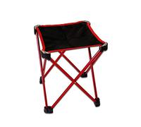 KXAOXGRC Chaise de Camping Pliante pour l'extérieur, Chaise Pliante légère et Portable avec Sac de Transport for Camping, Plage, Voyage, Dimensions pliée: 33x7,5cm (dépliée: 24x24x24cm), Poids: 0,4kg