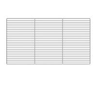 KXAOXGRC Grille de Barbecue en Acier Inoxydable, 1 Grille carrée de Cuisson en Acier Inoxydable, Barre de Maille carrée, Cadre de Refroidissement de Cuisson, feu Plat(40x24cm)