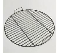 KXAOXGRC Grille de Barbecue en Acier Inoxydable, Filet Rond en Acier Inoxydable for Barbecue, Filet de Protection for randonnée, extérieur(43cm No Ears)